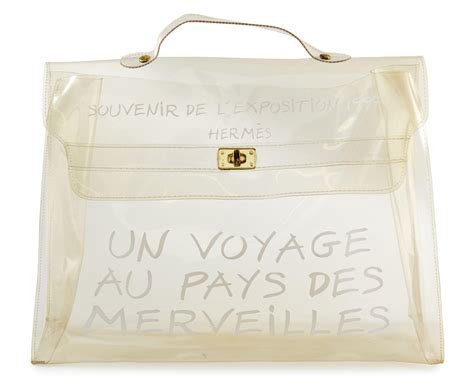 sac transparent un voyage au pays des merveilles hermes|Hermès KELLY BUSINESS AU PAYS DES MERVEILLES.